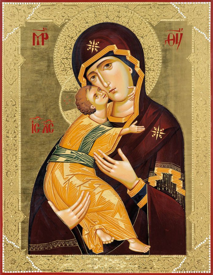 Icoana Maicii Domnului Vladimirskaia - Mănăstirea Putna, Duminica Ortodoxiei