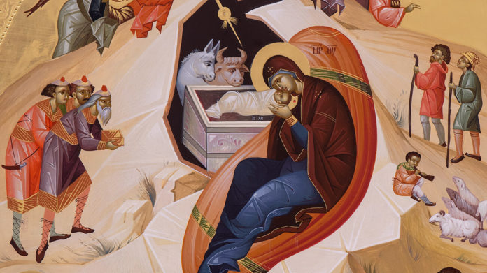 Nașterea Domnului, întrupare, icoană