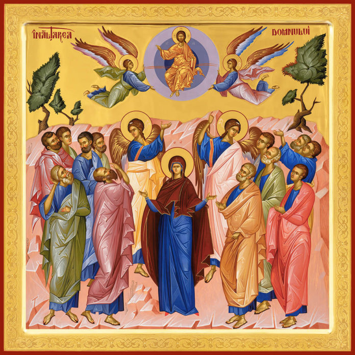 Înălțarea Domnului (icoană pictată la Mănăstirea Putna) pentru Catedrala Națională