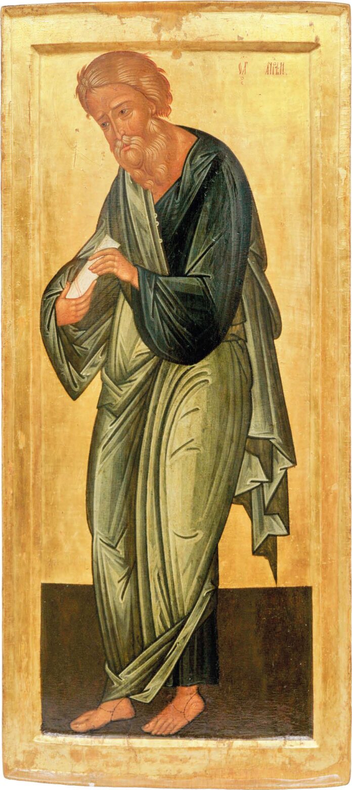 Sf. Ap. Andrei – icoană din patrimoniul Mănăstirii Putna