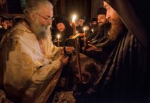 Tundere în monahism la Mănăstirea Putna, călugărie, depunerea voturilor monahale